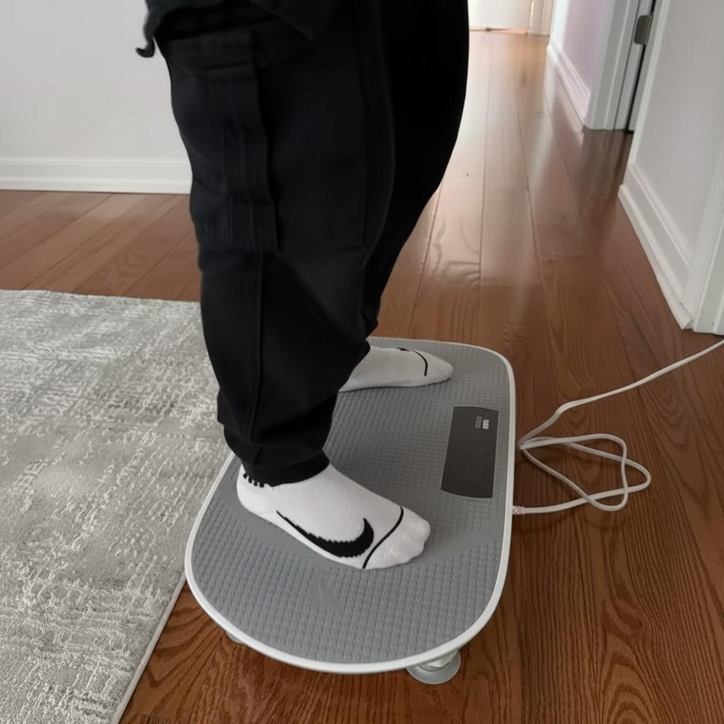AuraVibe Pro — Whole-Body Vibration Plate with Bluetooth, Remote & 10 Speed Levels | Aurora Blur Wellness