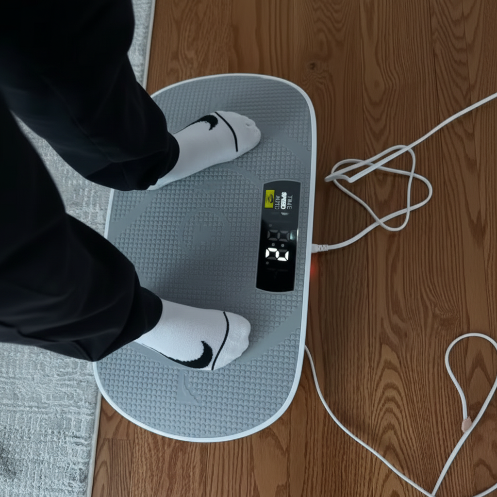 AuraVibe Pro — Whole-Body Vibration Plate with Bluetooth, Remote & 10 Speed Levels | Aurora Blur Wellness