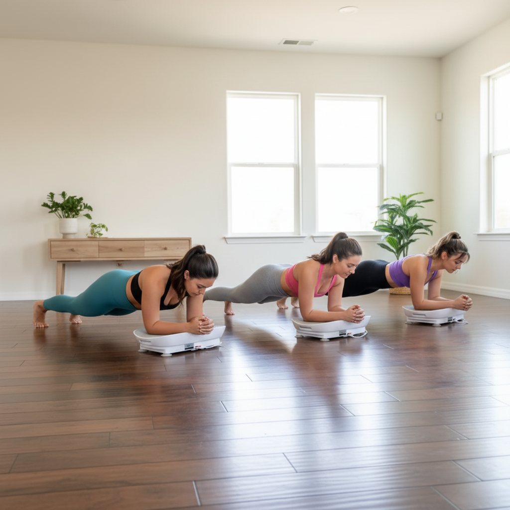 AuraVibe Pro — Whole-Body Vibration Plate with Bluetooth, Remote & 10 Speed Levels | Aurora Blur Wellness