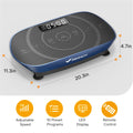 AuraVibe Pro — Whole-Body Vibration Plate with Bluetooth, Remote & 10 Speed Levels | Aurora Blur Wellness