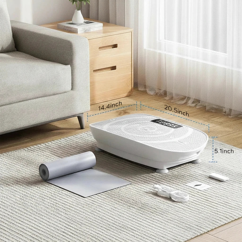 AuraVibe Pro — Whole-Body Vibration Plate with Bluetooth, Remote & 10 Speed Levels | Aurora Blur Wellness