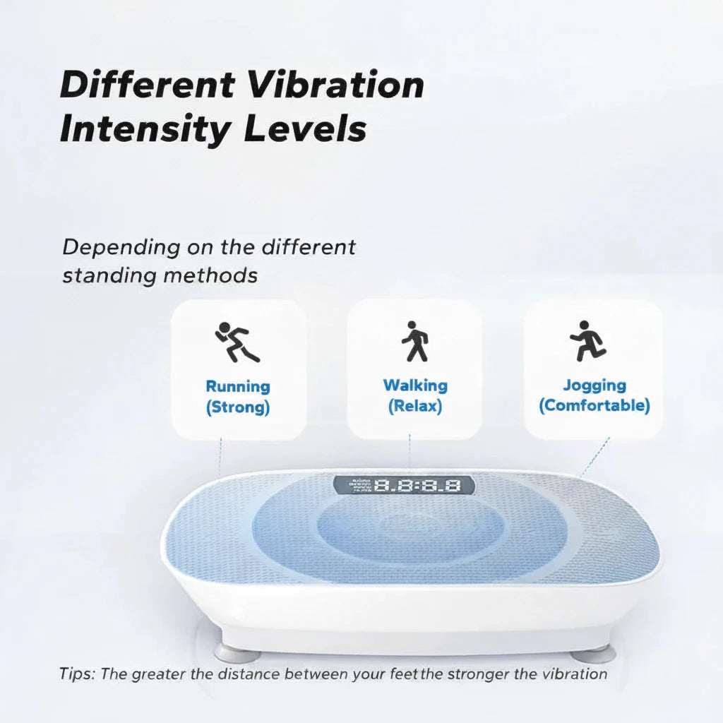 AuraVibe Pro — Whole-Body Vibration Plate with Bluetooth, Remote & 10 Speed Levels | Aurora Blur Wellness