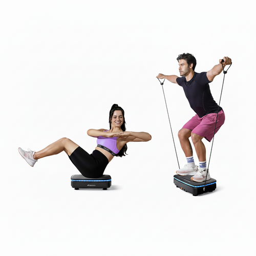 AuraVibe Wellness Plate — Vibration Platform Machine | Whole Body Workout Lymphatic