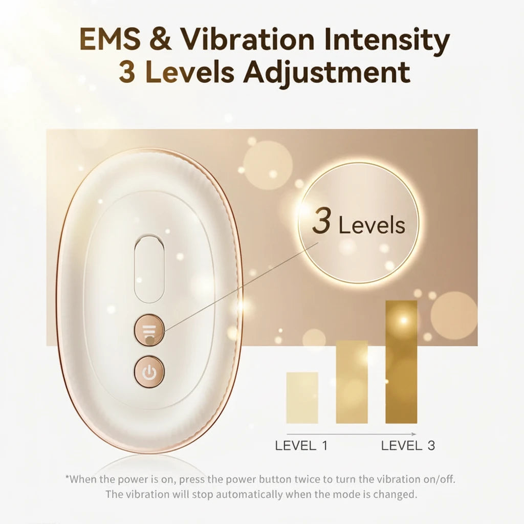 LumiCrown Pro - Multi-Polar RF EMS LED Skin Wellness Device 24K Gold