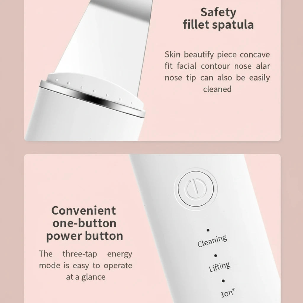 LumiPolish Pro 3-in-1 facial device with Cleanse Infuse and Ion therapy modes
