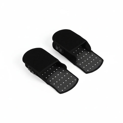 FootGlow Pro red light therapy slippers with 90 LEDs for foot pain relief by Aurora Blur
