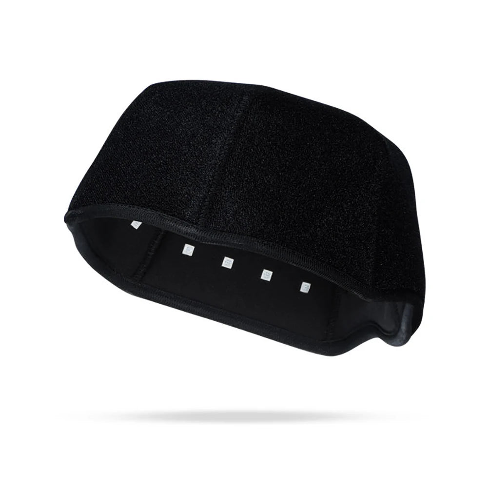 ScalpRevive Lite cordless red light scalp cap, exterior view with control buttons