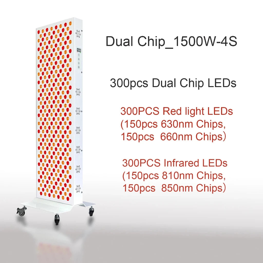 LumiPanel Elite — Dual Chip Red Light Therapy Panel | 630nm 660nm 810nm 850nm LED