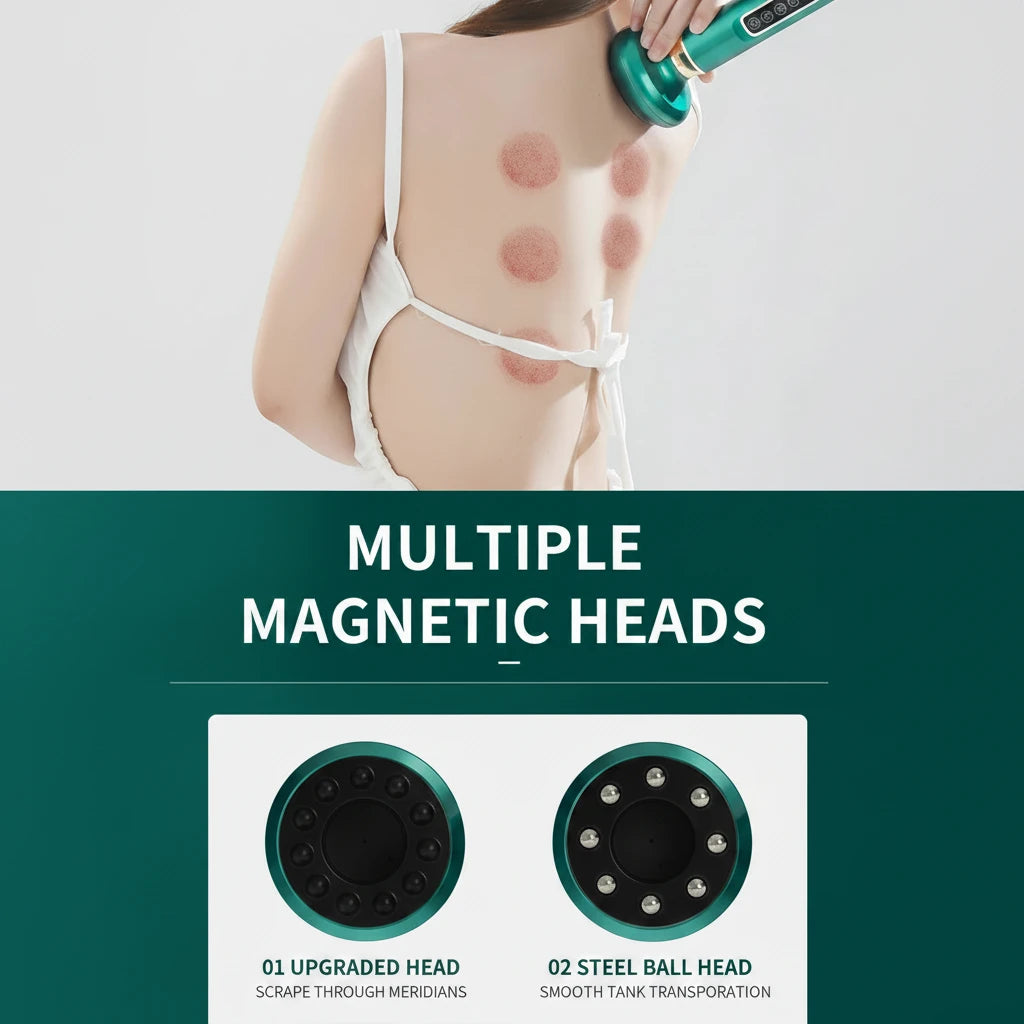 Hand holding VitaSculpt Body Pro electric body sculpting and lymphatic massage tool

