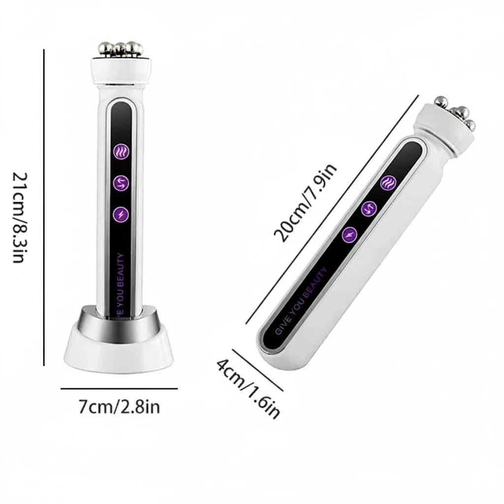 LumiSculpt Pro 360 rotating roller with EMS microcurrent and warming therapy technology
