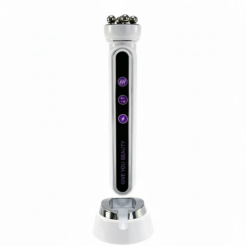 LumiSculpt Pro 360 degree EMS face roller with microcurrent and heat by Aurora Blur
