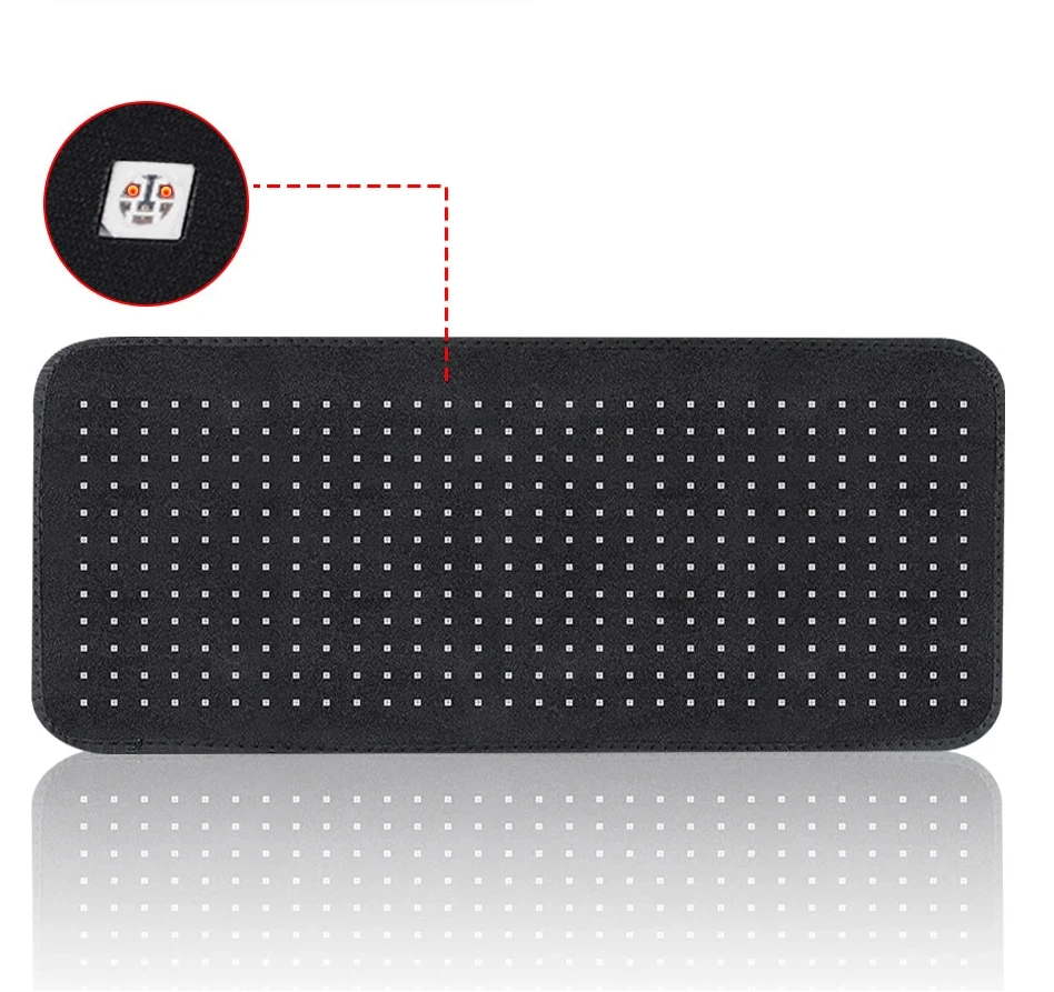 406 dual-wavelength LEDs at 660nm and 850nm on flexible fabric