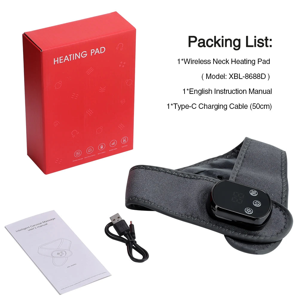 VitaWarm Pro — Heated Vibration Comfort Wrap for Wrist, Ankle & Neck