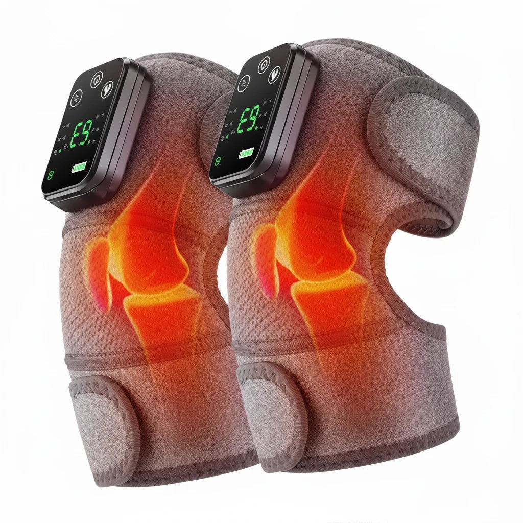 VitaJoint Pro EMS heat and vibration joint massager for knee and elbow by Aurora Blur
