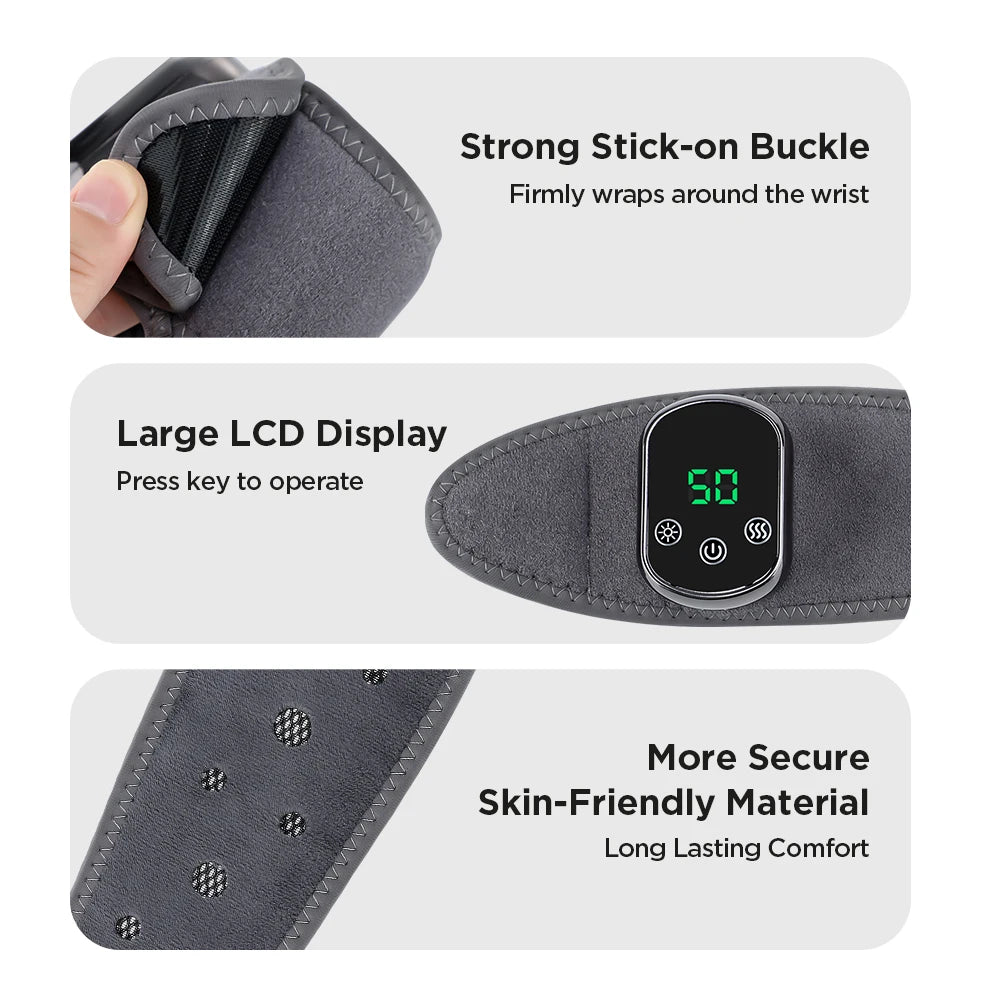 VitaWarm Pro — Heated Vibration Comfort Wrap for Wrist, Ankle & Neck