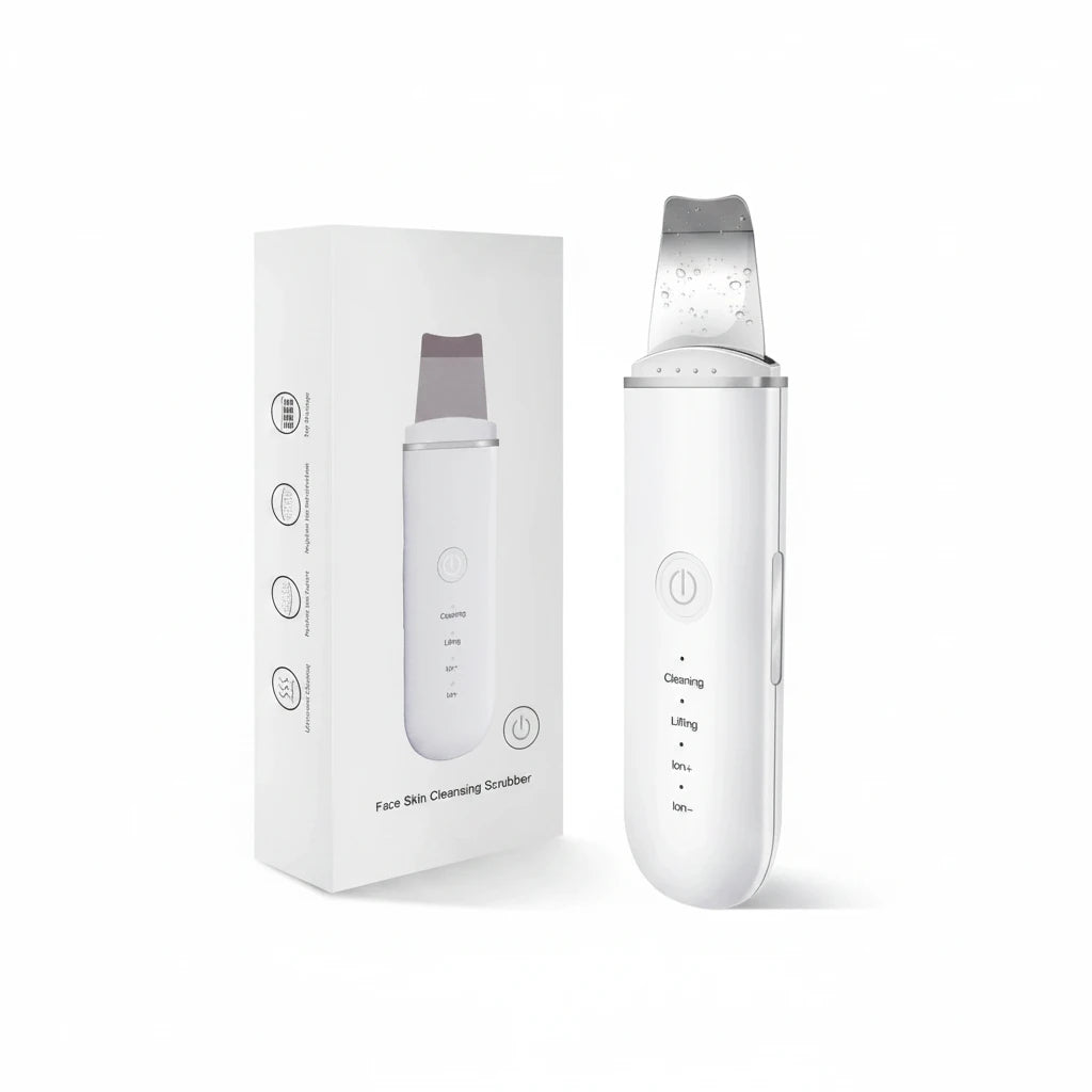 LumiPolish Pro ultrasonic skin scrubber with ion serum infuser by Aurora Blur
