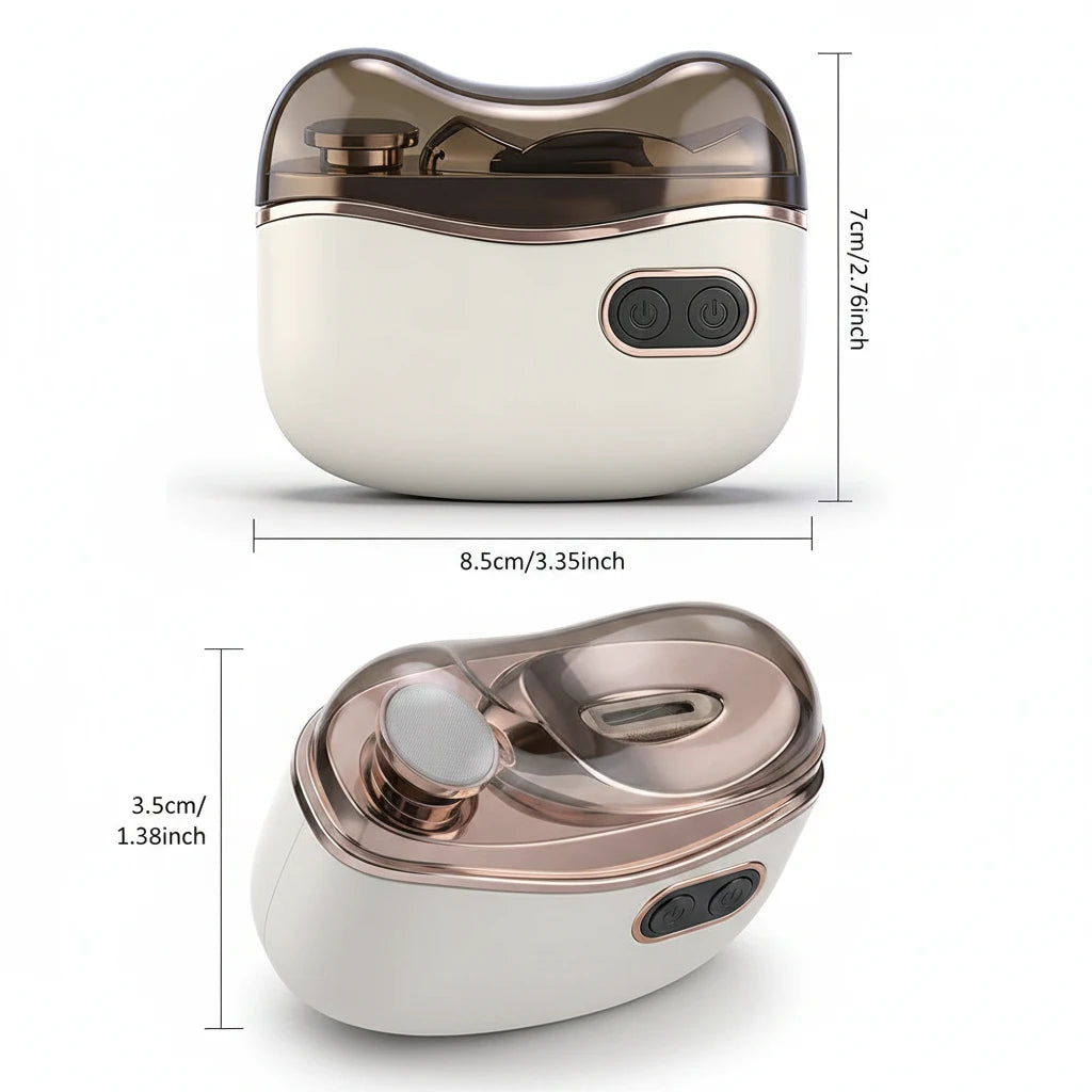 SilkFile Pro — Electric Nail Trimmer & Polisher | LED Light At-Home Mani-Pedi Tool
