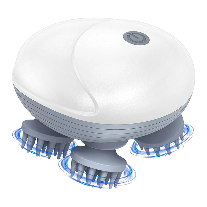 DualBliss Pro electric scalp massager and pet massager with 24 kneading nodes by Aurora Blur