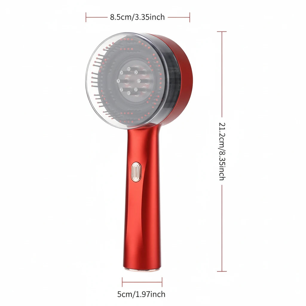 ScalpRevive Comb Pro — Red Light Therapy Scalp Massager | Vibration + EMS Hair Growth