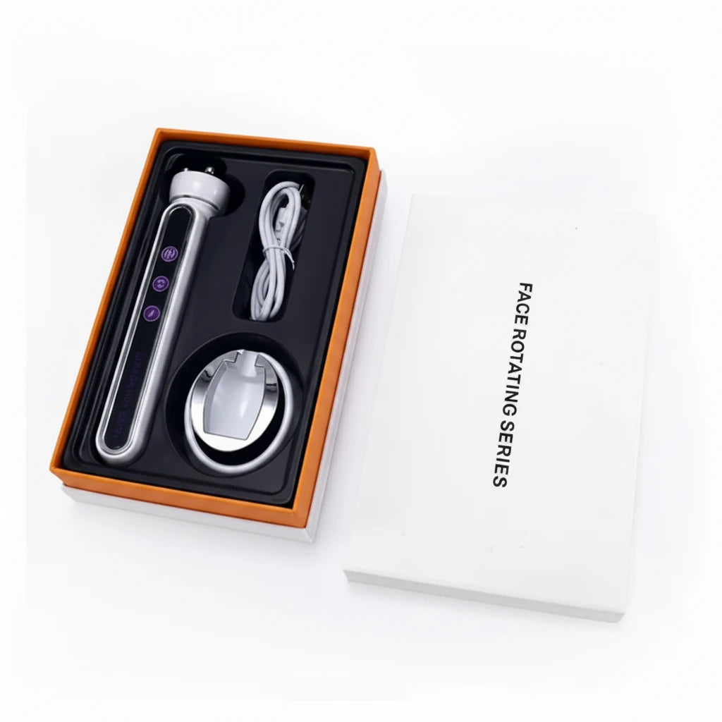 LumiSculpt Pro — 360° EMS Face Roller | Microcurrent + Heat Facial Lifting Massager