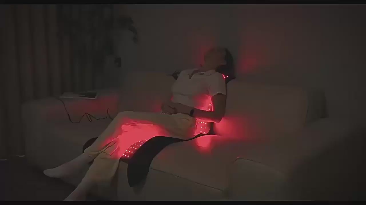 ToeGlow Pro — Red Light & Infrared Foot Wrap | 1260 LED 660nm 850nm Foot Comfort